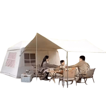 ฟลายชีตพร้อมเสา PAUSE รุ่น AIR 5.7 ขนาด 260×210×160 ซม. สีเบจ_0